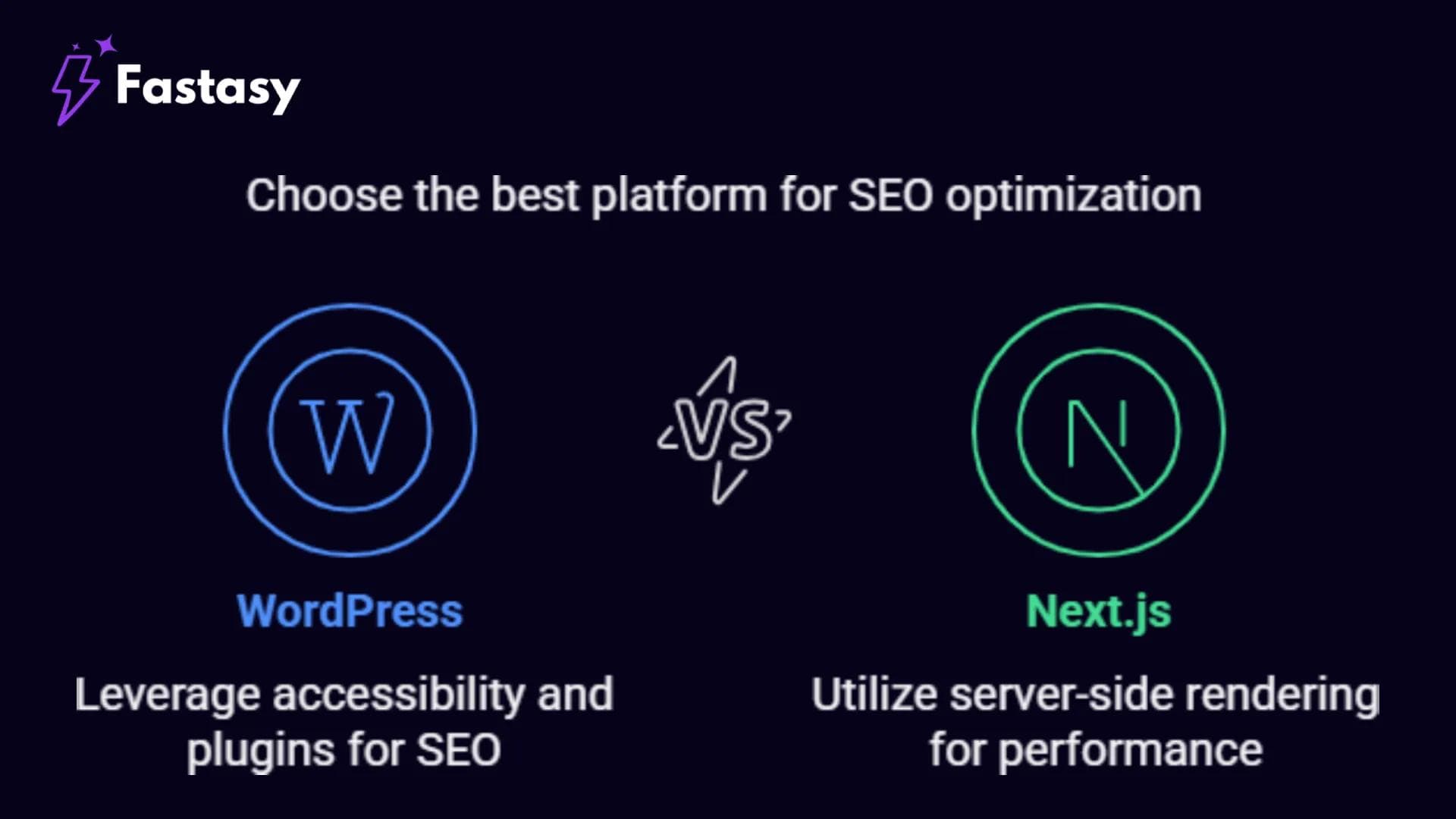Core Platforms for WordPress vs Next.js SEO